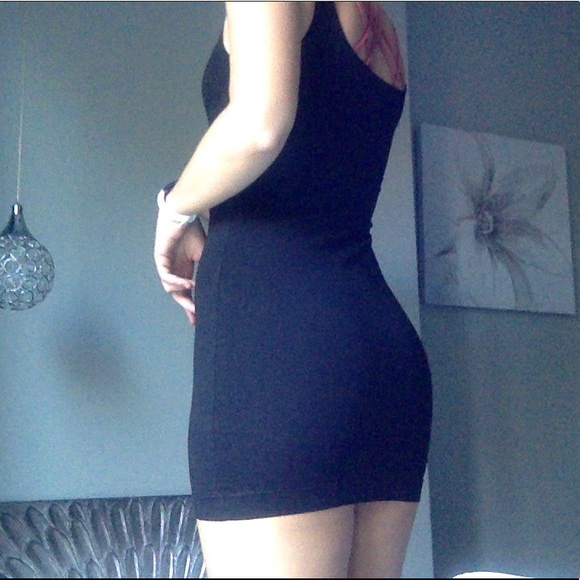 Black Mini Dress - Picture 4 of 6